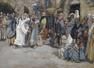 Suffer the Little Children to Come unto Me by James Tissot Oil Painting