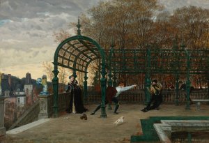 Tentative D'enlevement by James Tissot Oil Painting