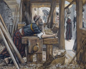 The Anxiety of Saint Joseph by James Tissot Oil Painting