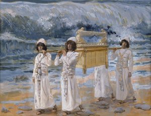 The Ark Passes Over the Jordan by James Tissot Oil Painting