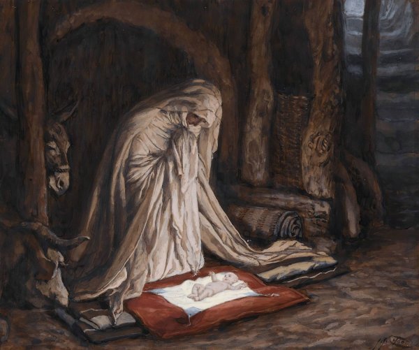 Main Product Photo of The Birth of Our Lord Jesus Christ  Painting by James Tissot