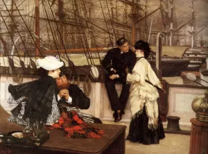 The Captain and the Mate by James Tissot Oil Painting