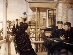 The Captain's Daughter Oil painting by James Tissot