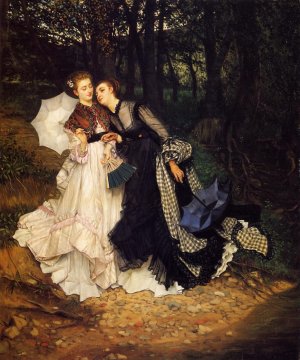 The Confidence also known as The Admission Oil painting by James Tissot