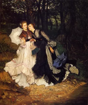 The Confidence also known as The Admission Oil painting by James Tissot