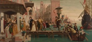 The departure of the prodigal son by James Tissot Oil Painting