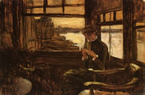 The Departure: Study for the Prodigal Son Oil painting by James Tissot