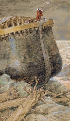 The Dove Returns to Noah by James Tissot Oil Painting