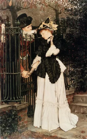 The Farewell painting by James Tissot