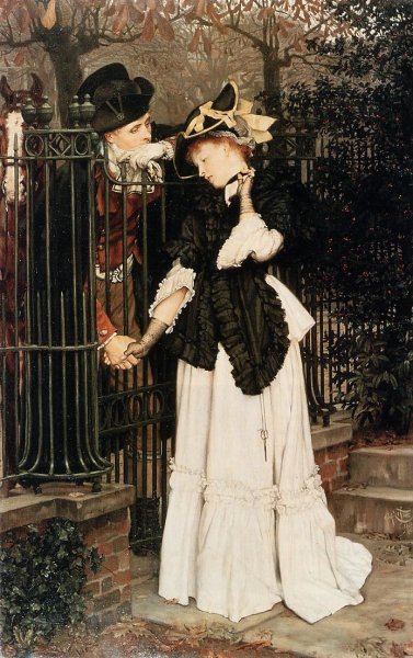 The Farewell by James Tissot - Hand-Painted Oil Painting Reproduction
