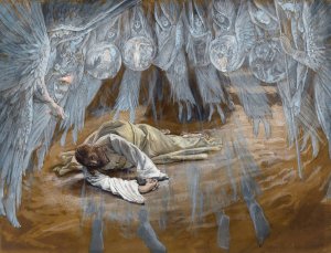 The Grotto of the Agony by James Tissot Oil Painting