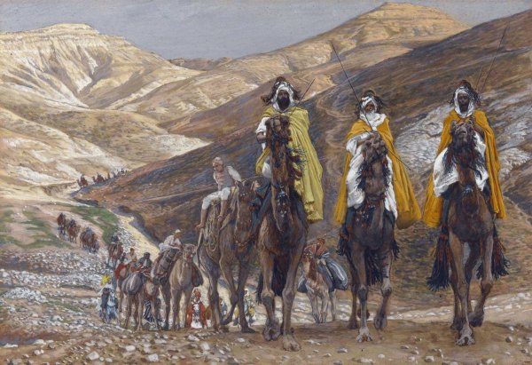 Main Product Photo of The Magi Journeying  Painting by James Tissot