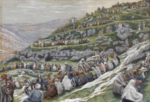 The Miracle of the Loaves and Fishes by James Tissot Oil Painting