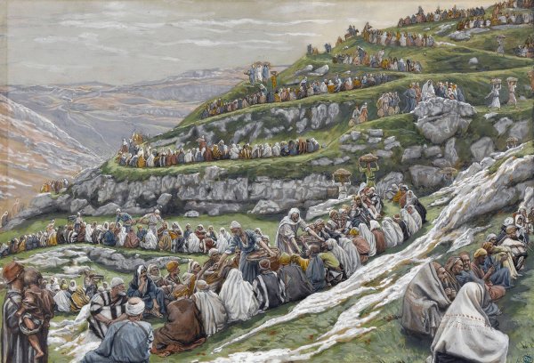 Main Product Photo of The Miracle of the Loaves and Fishes  Painting by James Tissot
