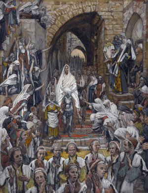 The Procession in the Streets of Jerusalem by James Tissot Oil Painting