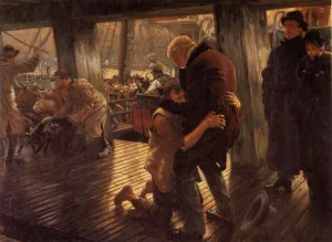 The Prodigal Son in Modern Life: the Return Oil painting by James Tissot