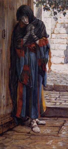 The Repentant Magdalene Oil painting by James Tissot