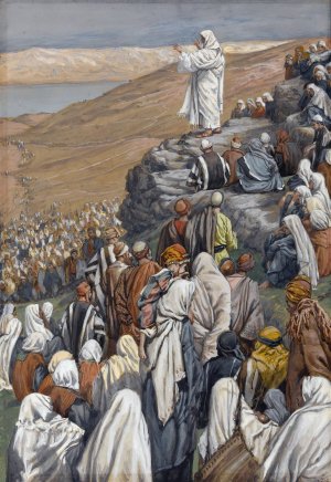 The Sermon of the Beatitudes by James Tissot Oil Painting