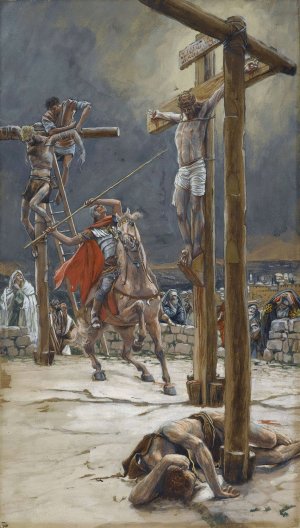 The Strike of the Lance by James Tissot Oil Painting