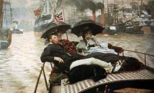 The Thames Oil painting by James Tissot