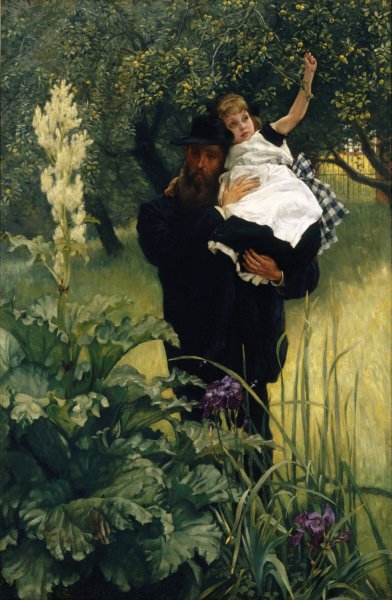 Main Product Photo of The Widower  Painting by James Tissot