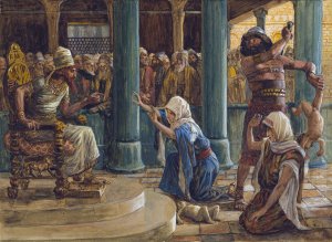 The Wisdom of Solomon by James Tissot Oil Painting