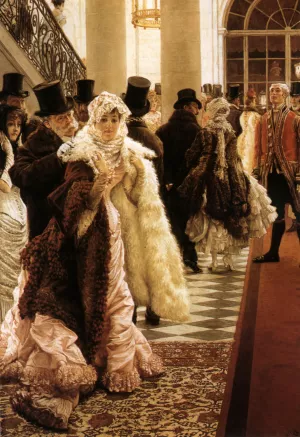 The Woman of Fashion by James Tissot - Oil Painting Reproduction