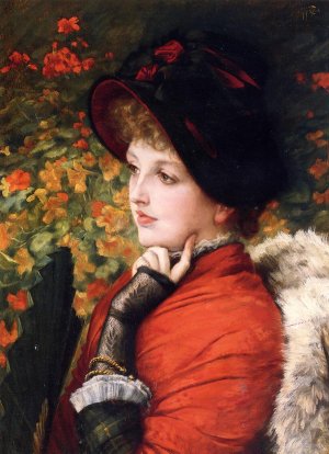 Type of Beauty also known as Kathleen Newton Oil painting by James Tissot
