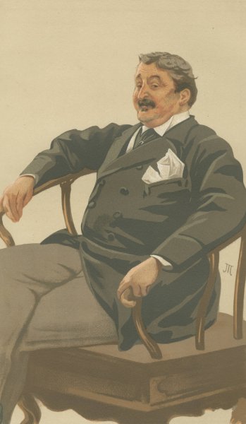 Main Product Photo of Vanity Fair; Military and Navy; 'The Queen's Landlord', Colonel James Farquharson of Invercauld, August 26, 1876  Painting by James Tissot