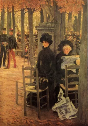 Without a Dowry also known as Sunday in the Luxembourg Gardens Oil painting by James Tissot