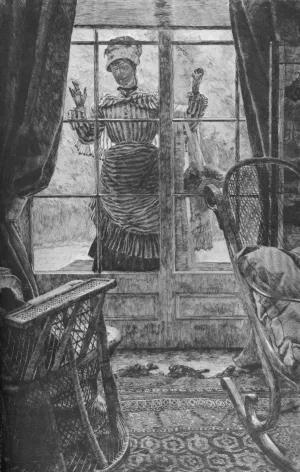 Woman at the Window Oil painting by James Tissot
