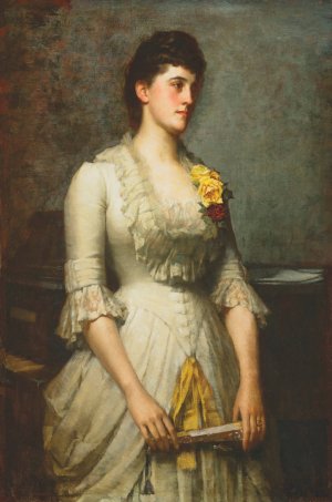 At the piano by James Jebusa Shannon Oil Painting