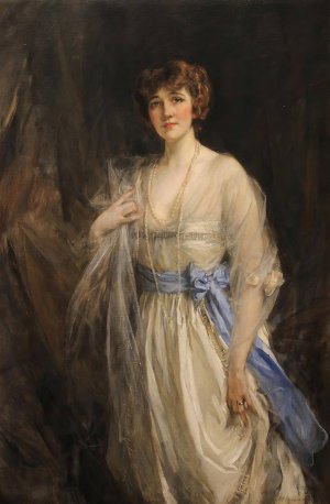 Lady Grace Dance by James Jebusa Shannon Oil Painting