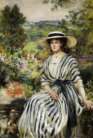 Mary Rosamond Anstruther by James Jebusa Shannon Oil Painting