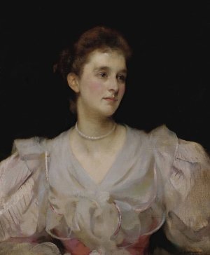Portrait Of A Lady by James Jebusa Shannon Oil Painting