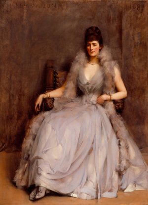 Portrait of Cecilia Tower by James Jebusa Shannon Oil Painting