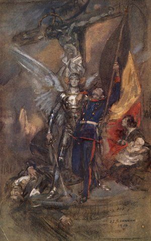 St. Michael of Belgium by James Jebusa Shannon Oil Painting
