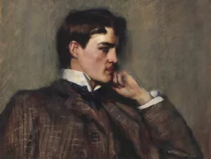 The artist's brother, Tom by James Jebusa Shannon Oil Painting