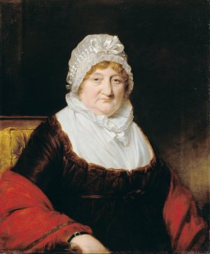 Mrs Thomas Linley by James Lonsdale Oil Painting