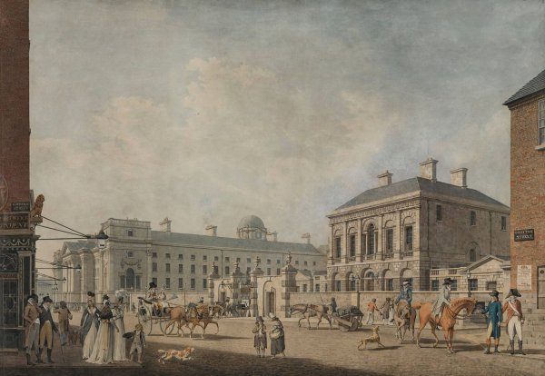 Main Product Photo of View Of The Provost's House And Trinity College, Dublin  Painting by James Malton