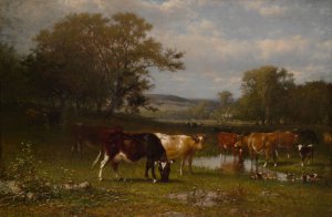 From Shifting Shade by James Mcdougal Hart Oil Painting