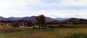 Presidential Range, White Mountains by James Mcdougal Hart Oil Painting