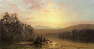 Taking Flight by James Mcdougal Hart Oil Painting