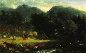 The Old Homestead painting by James Mcdougal Hart