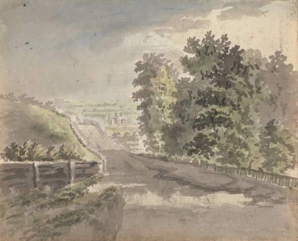 A Country Lane by James Miller - Hand-Painted Oil Painting Reproduction