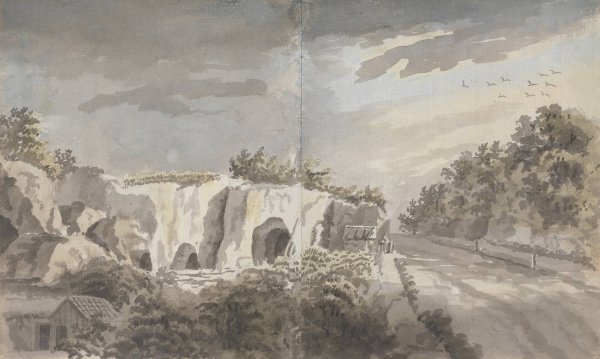 Caves by James Miller - Hand-Painted Oil Painting Reproduction