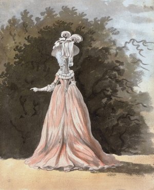 Figure Study of a Lady by James Miller Oil Painting