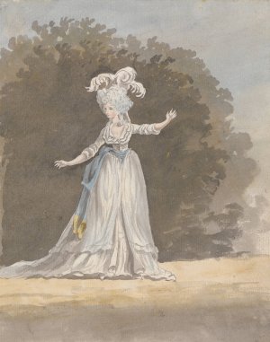 Figure Study of a Lady by James Miller Oil Painting