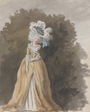 Figure Study of a Lady by James Miller Oil Painting