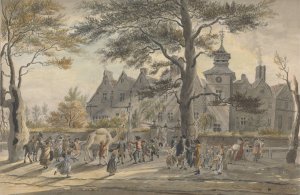 Fountain's Boarding School, Marylebone by James Miller Oil Painting